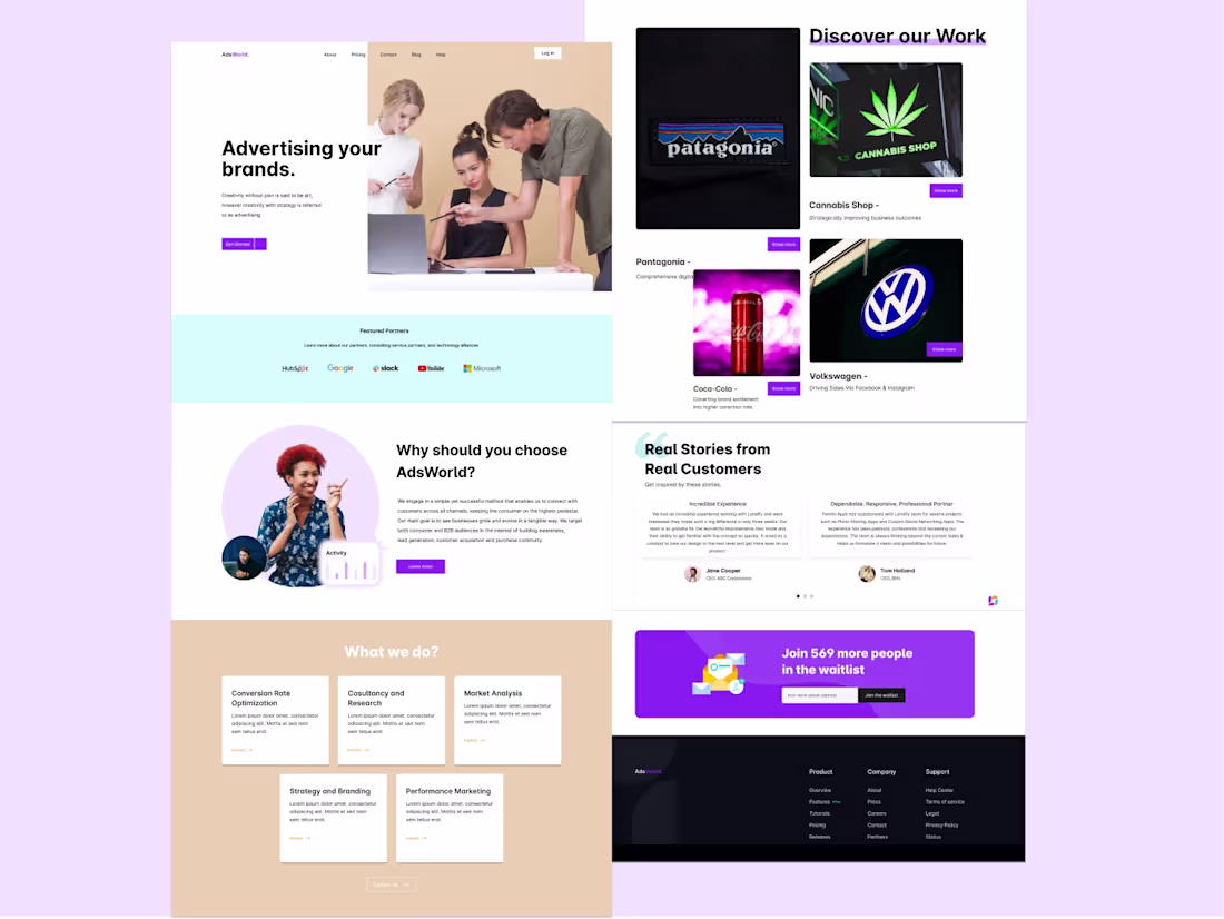 Cover image for AdsWorld landing page