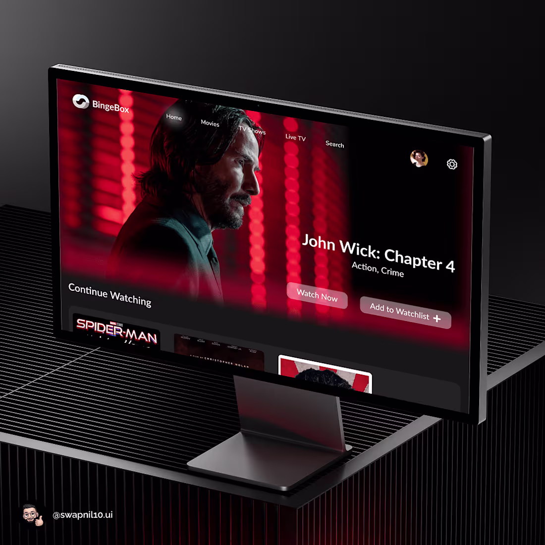 Cover image for Streaming Platform UI/UX Design