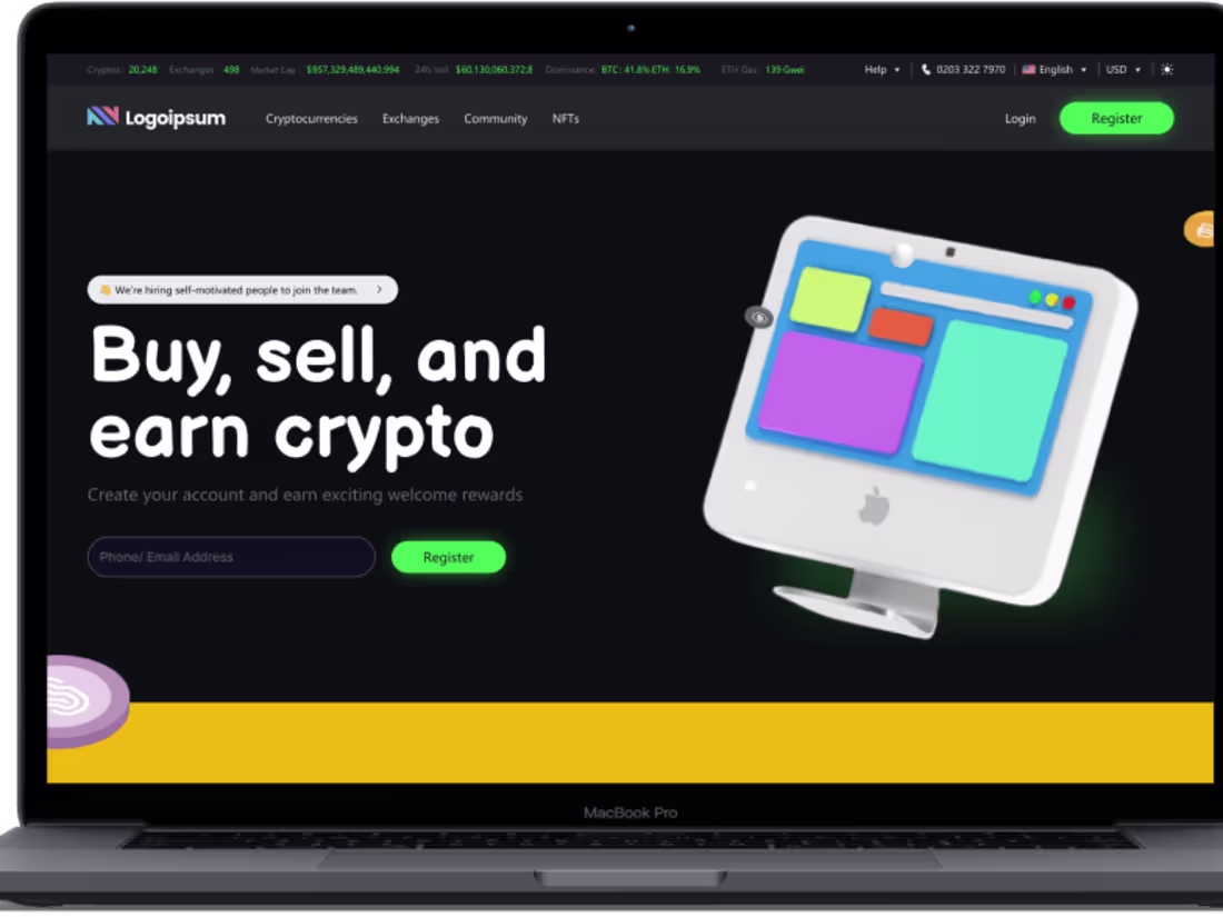 Cover image for Cryptoio - Website