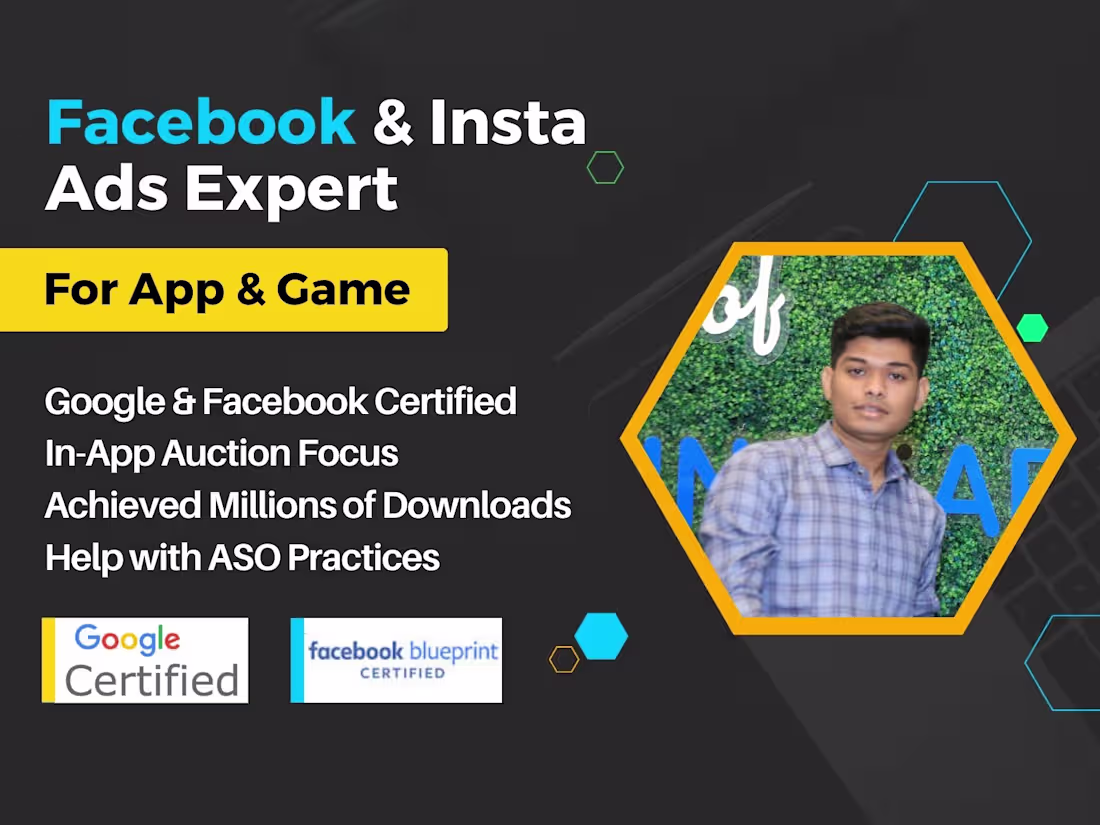 Cover image for Mobile App Marketing with Facebook and Google Ads