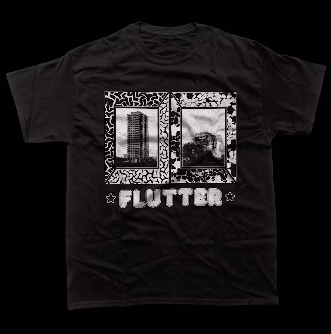 Cover image for Flutter Band T-Shirt Design
