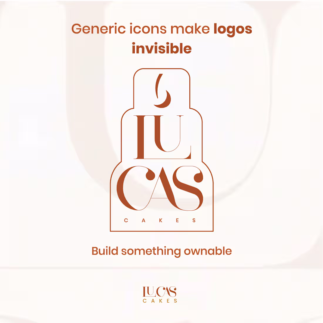 Cover image for Generic icons make brands disappear, but a professional logo...
