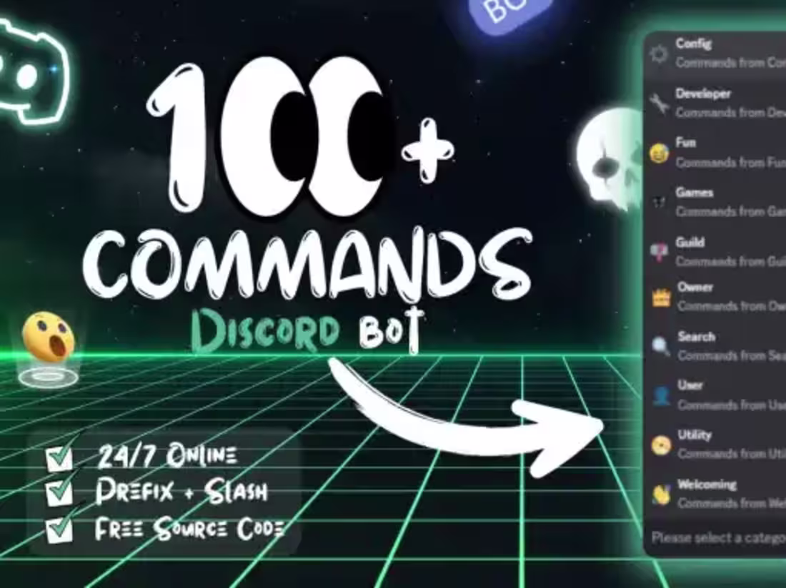 Cover image for I will create custom discord bot