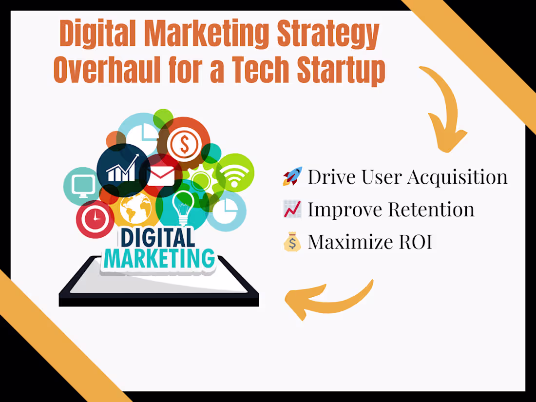 Cover image for Digital Marketing Strategy Overhaul for a Tech Startup