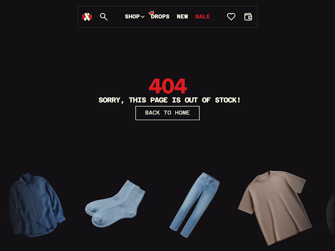 Cover image for Please help me pick out of these two 404 pages for my RAW cl...