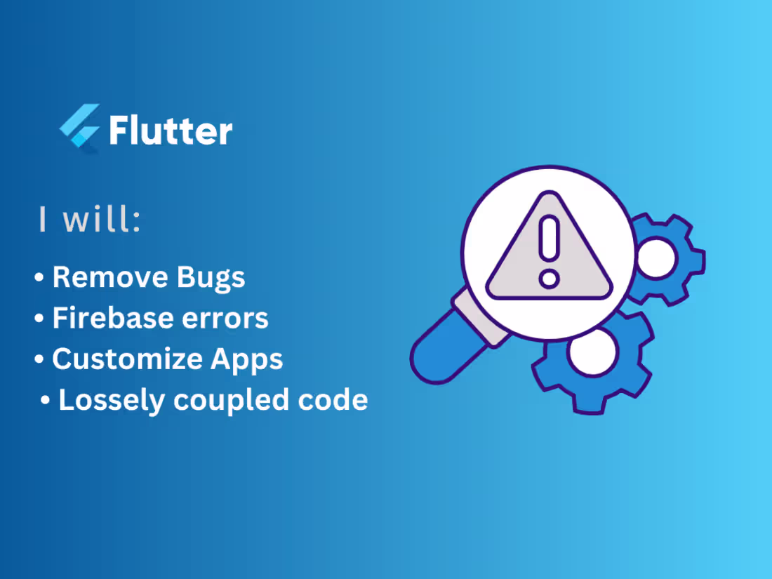 Cover image for You will get errors, bugs and crashes free flutter mobile app