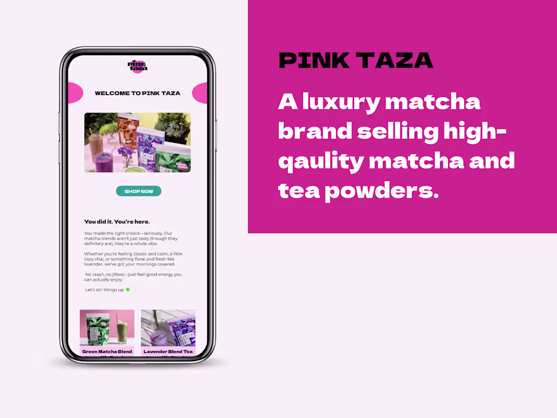 Cover image for Crafted Email Strategy for Pink Taza