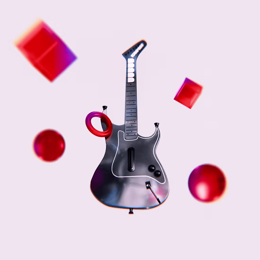 Cover image for Guitar Renders for Angel Custom Guitars