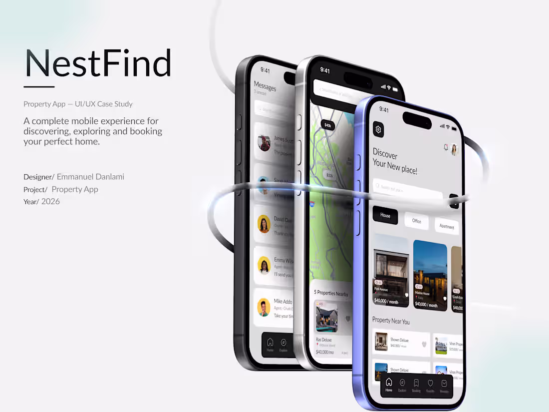 Cover image for NestFind - Property APP - Emmanuel Danlami
