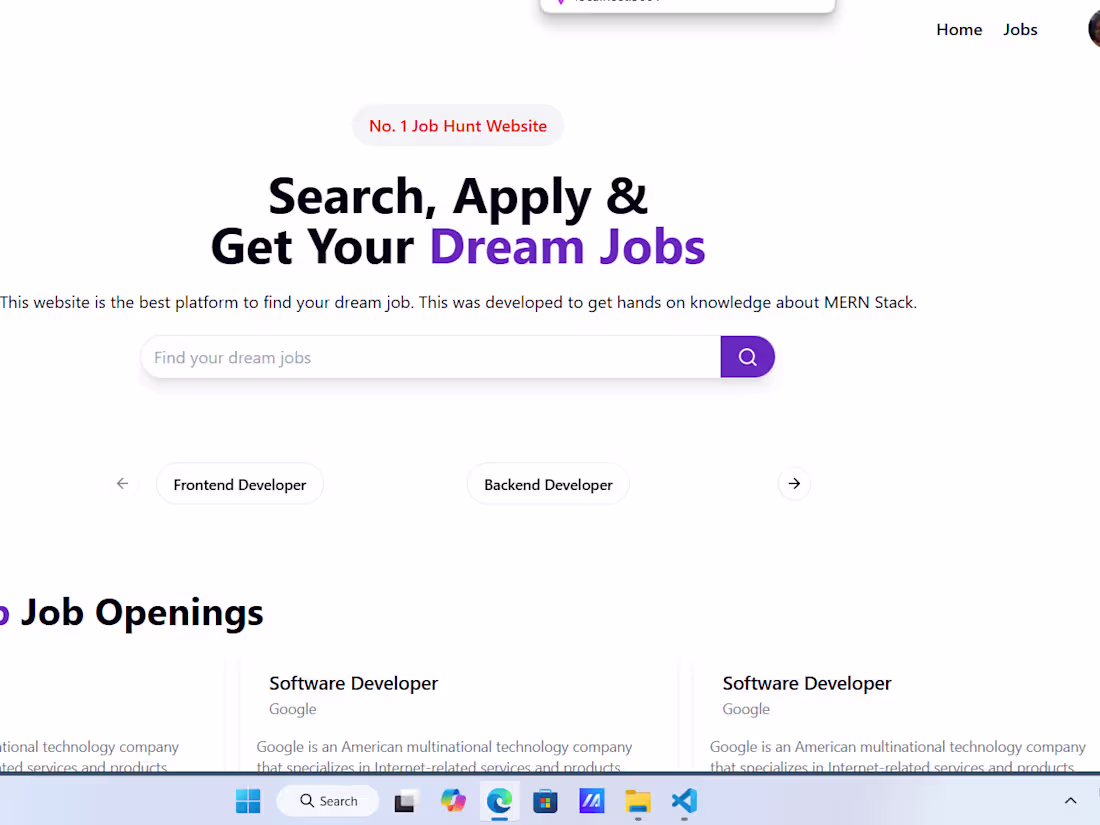Cover image for Full-stack Web Developer || MERN Stack || NextJS || TailwindCSS