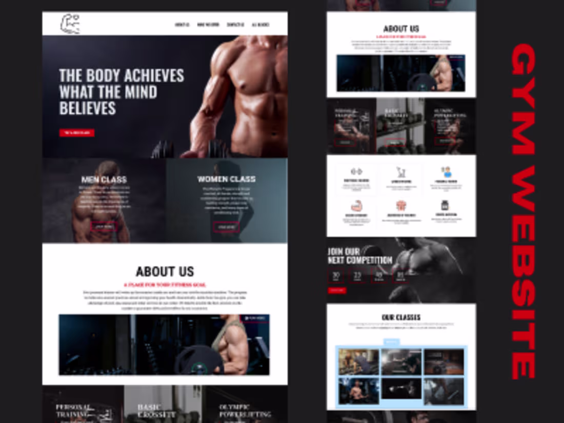 Cover image for Simple Gym Website Dev