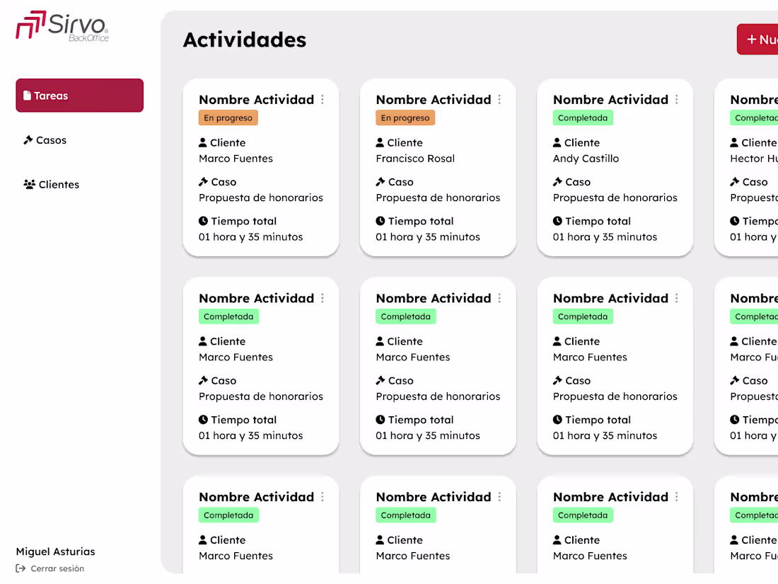 Cover image for Administration panel for lawyers