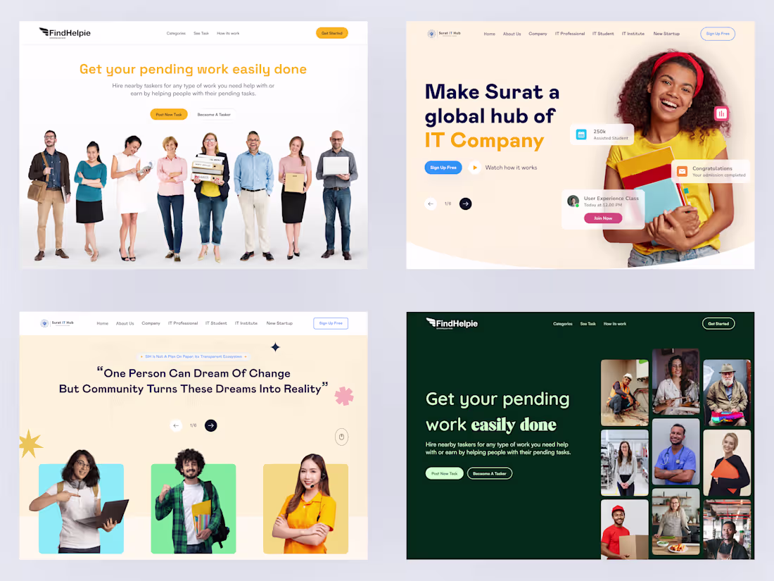 Cover image for Website Hero Sections