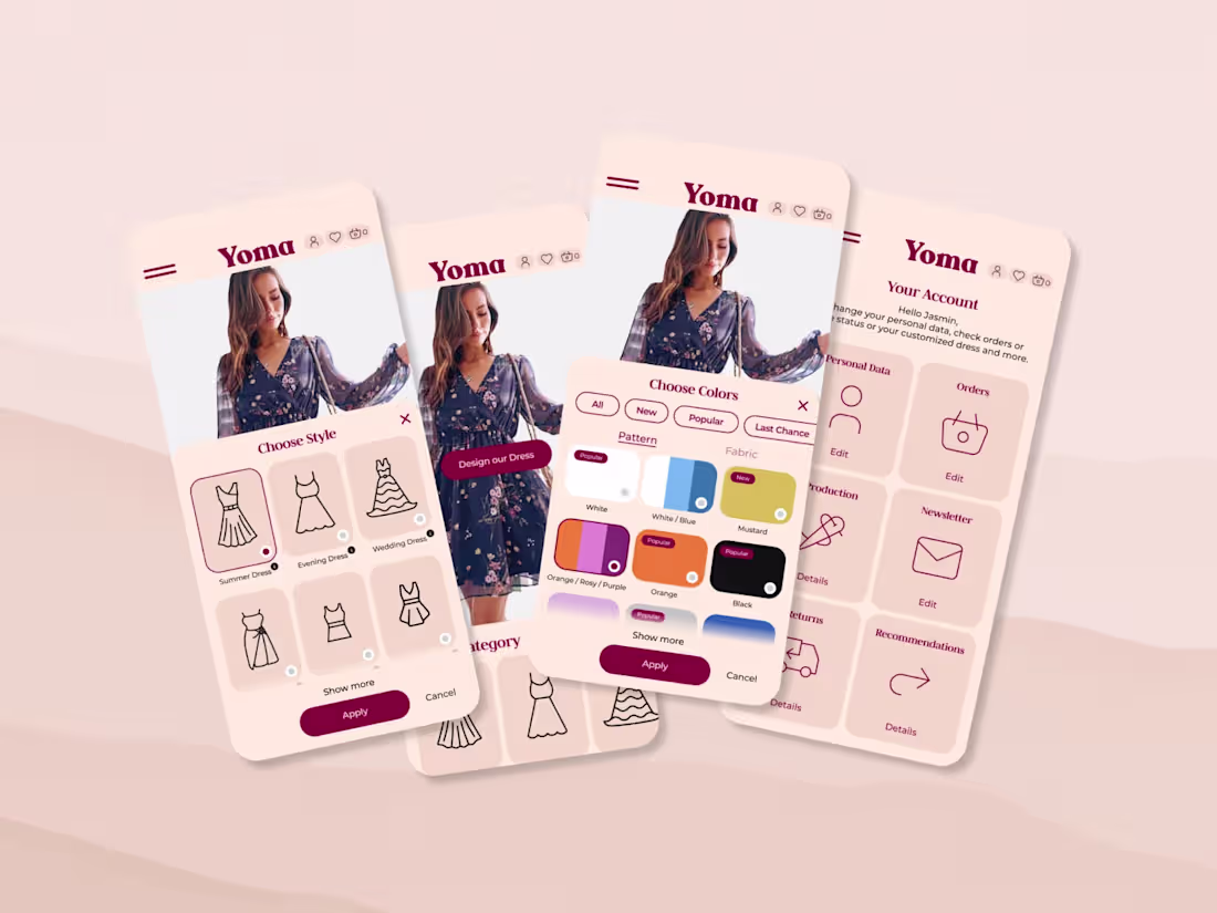 Cover image for UI Designs Fashion eCommerce App
