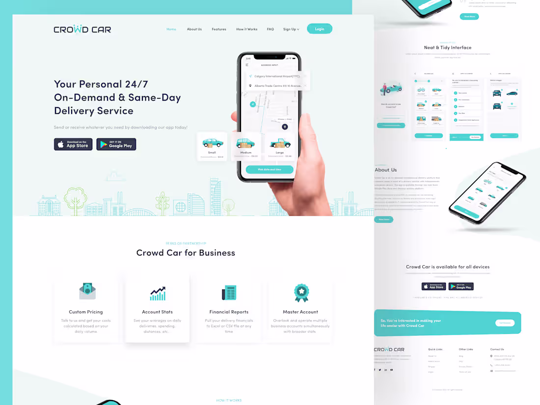 Cover image for Crowd Car - Website Design