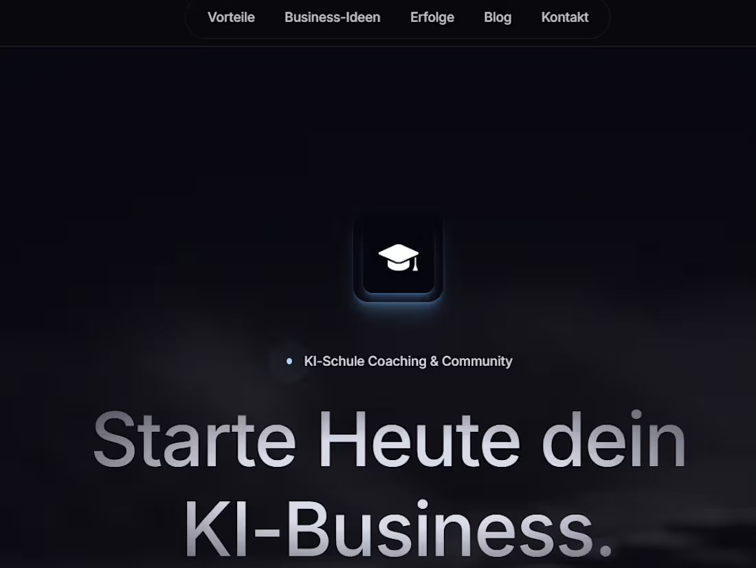 Cover image for KI-Schule | Starte dein KI Business