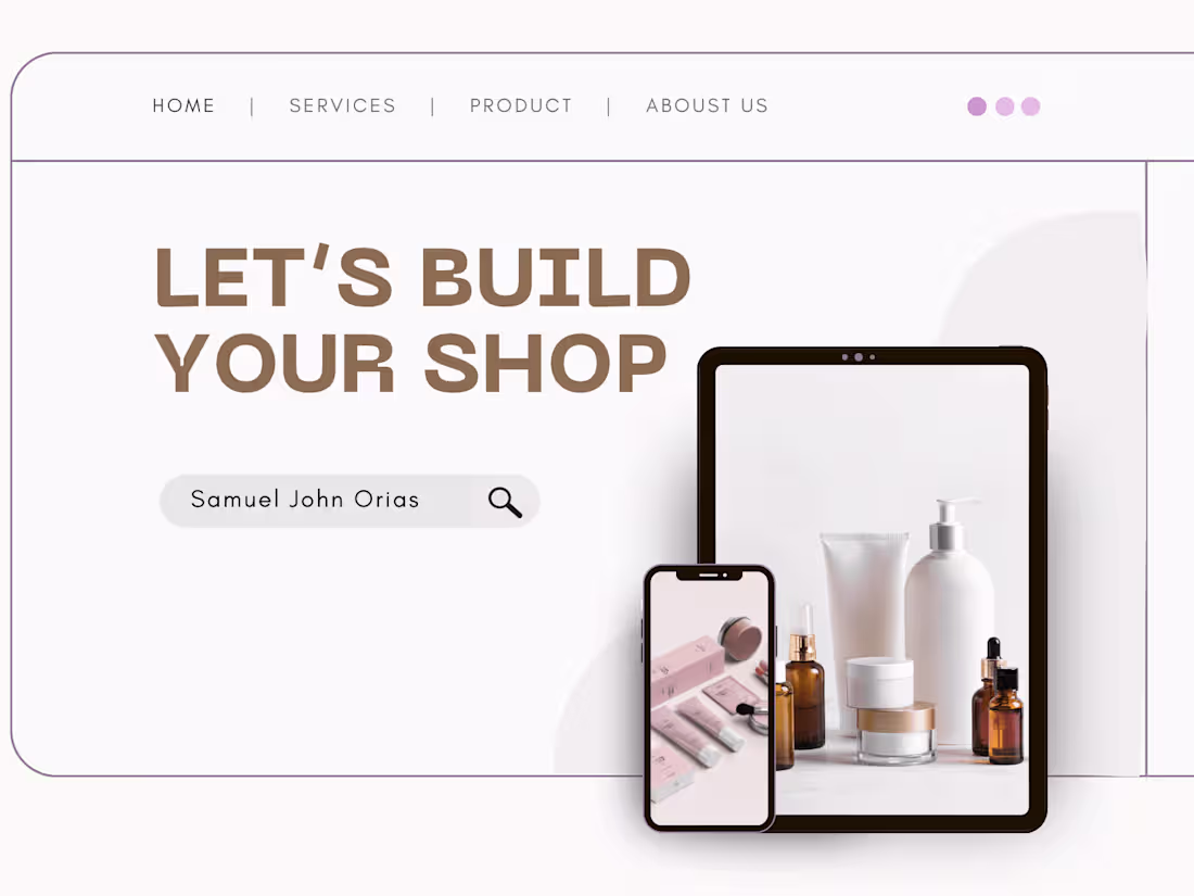 Cover image for E-commerce Website Development for your Products
