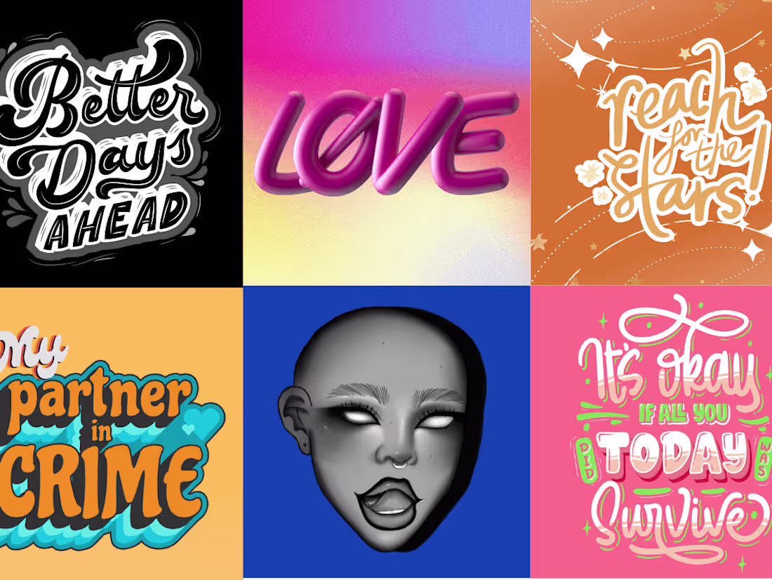 Cover image for Lettering & Illustration