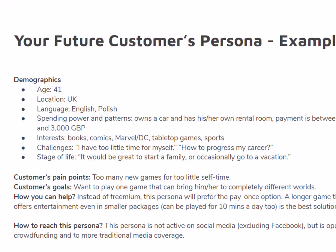 Cover image for Example Sales Plan Project