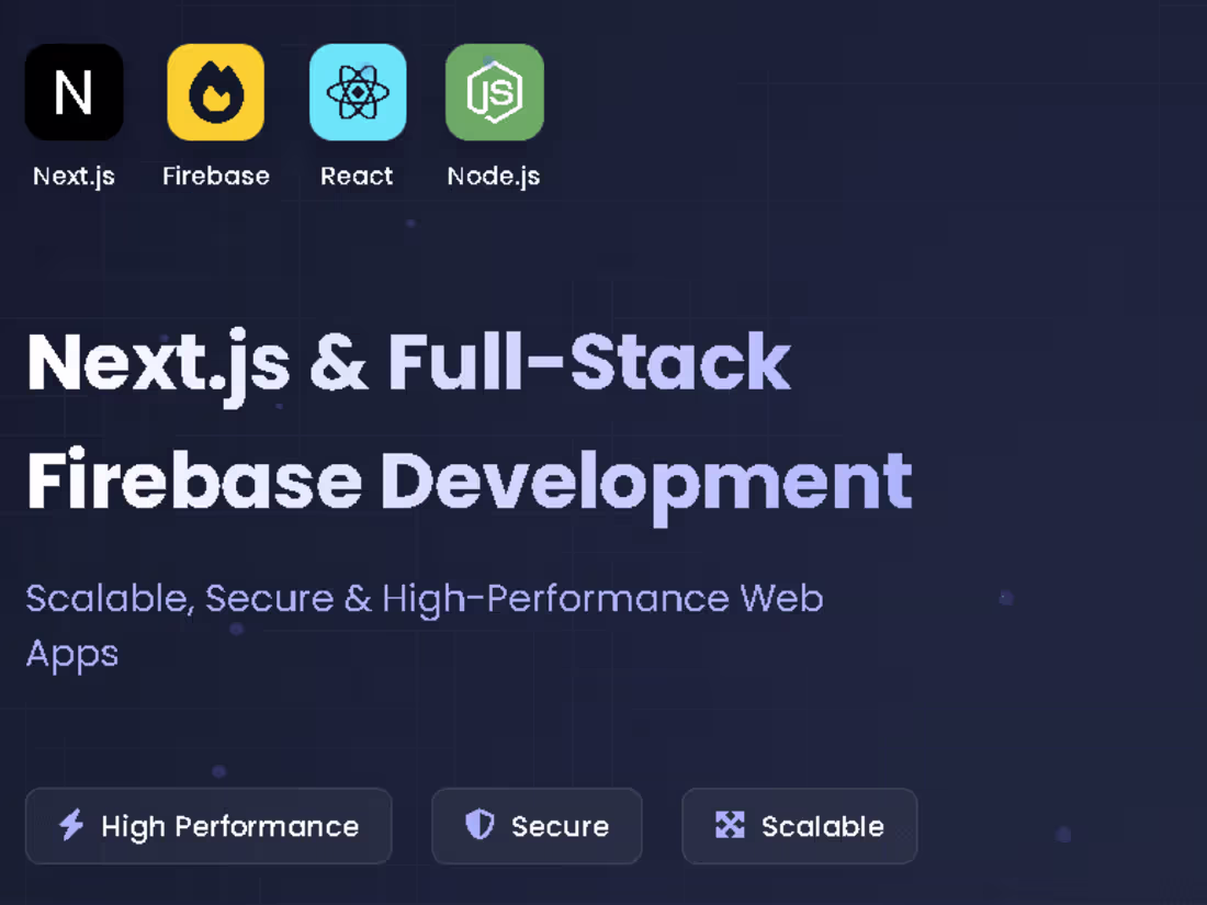 Cover image for I will be your Next.Js and Full-Stack Developer