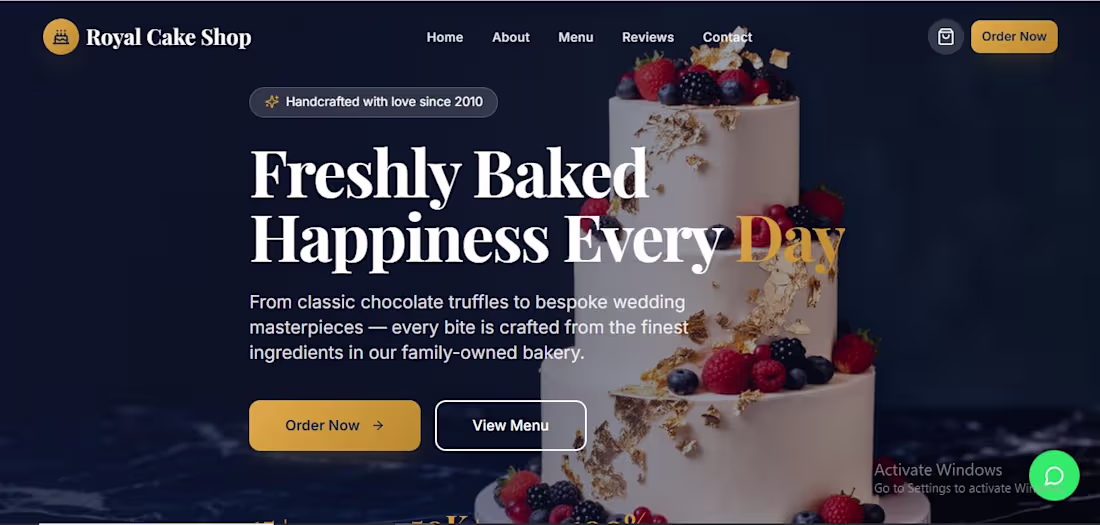 Cover image for Designed and developed a modern