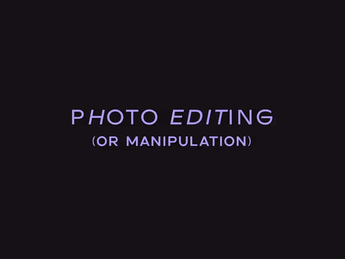 Cover image for Photo Editing & Manipulation
