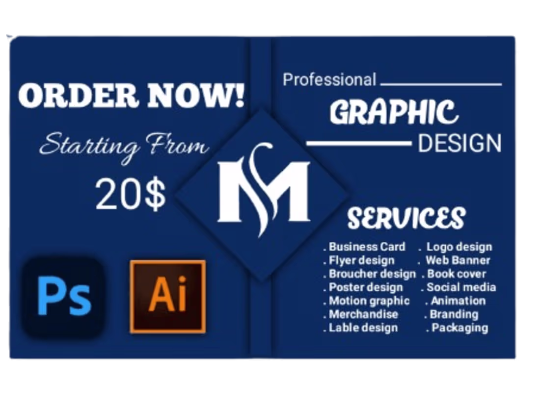 Cover image for  Professional Graphic design 
