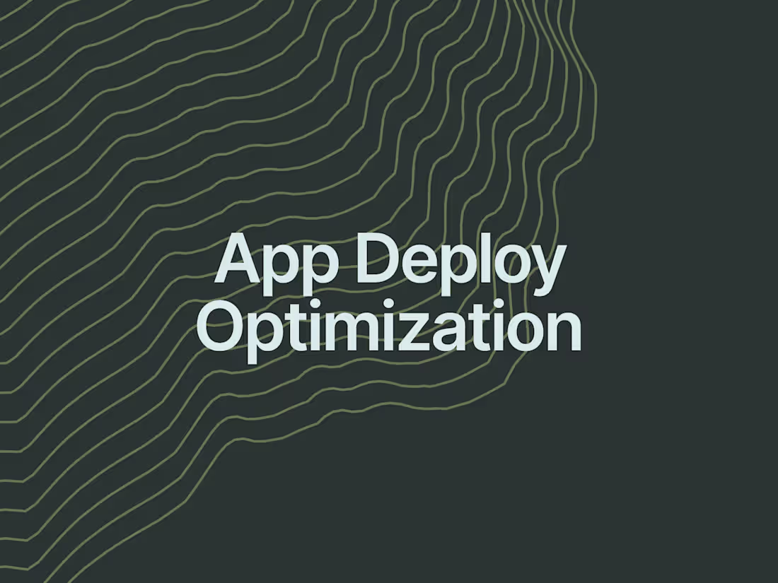 Cover image for Deploy Optimization