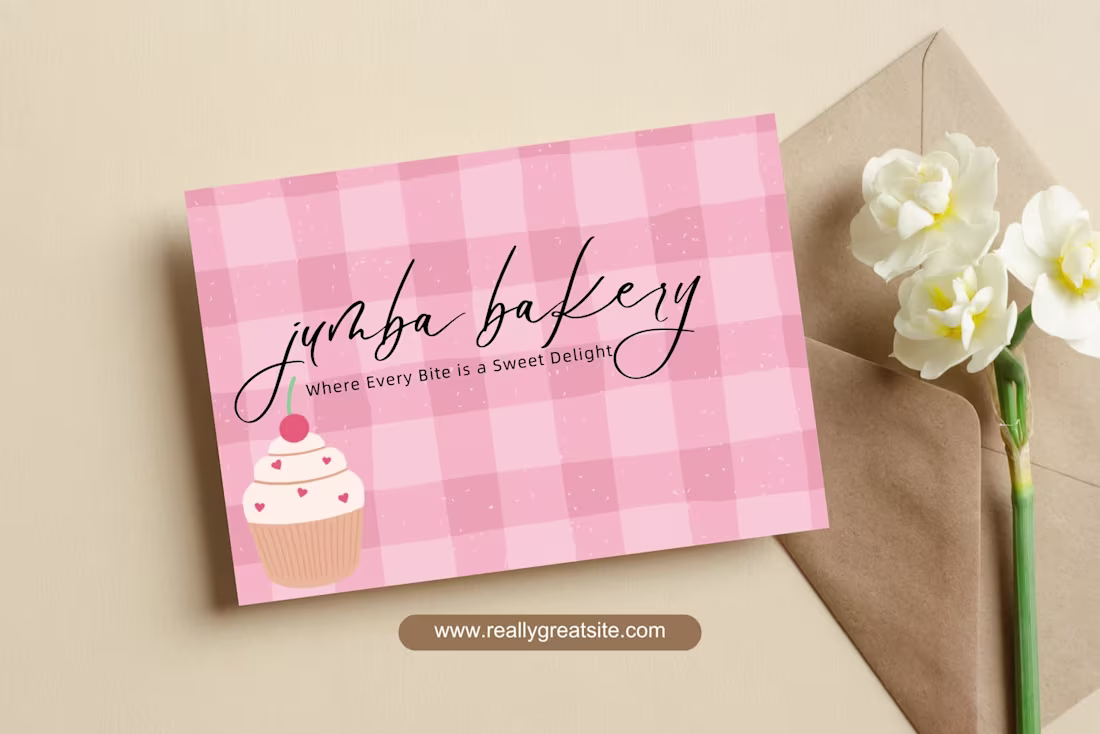 Cover image for Bakery Thank You Card