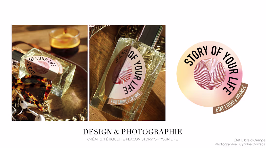 Cover image for Label design for a perfume