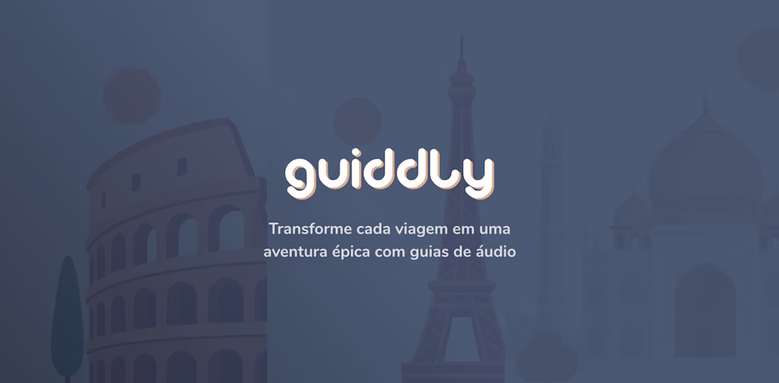 Cover image for Guiddly - Descubra o Mundo com Guias de Áudio Imersivos