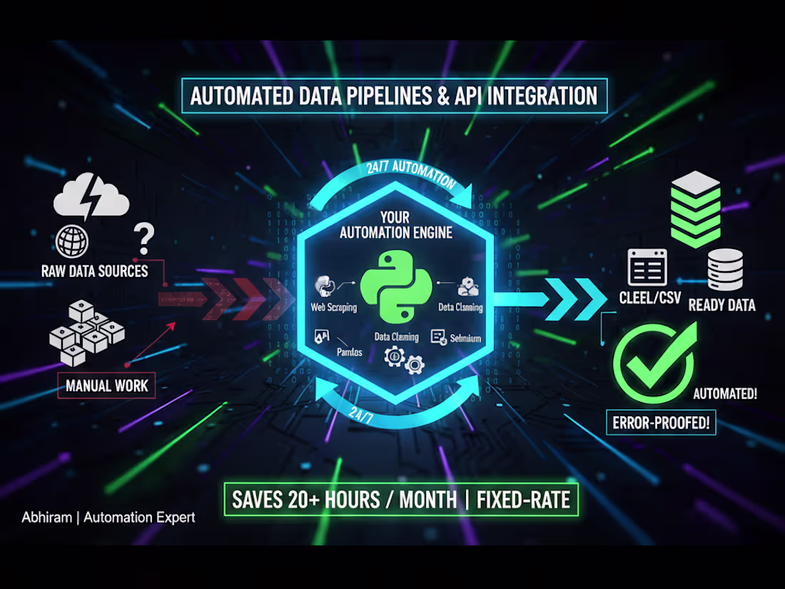 Cover image for Automated Data Pipeline & Monitoring