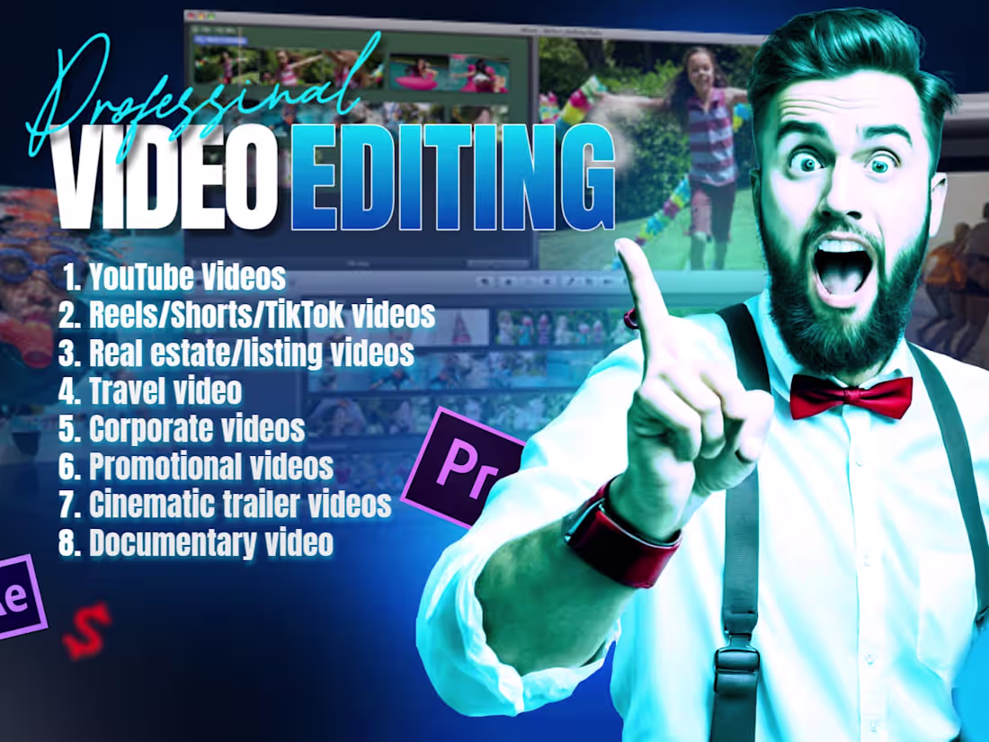 Cover image for I will professionally edit your video
