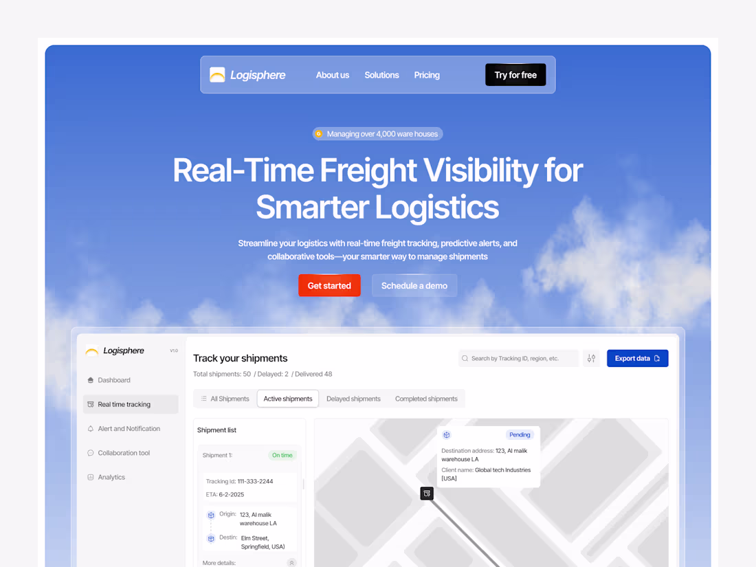 Cover image for Logisphere Figma to Framer development