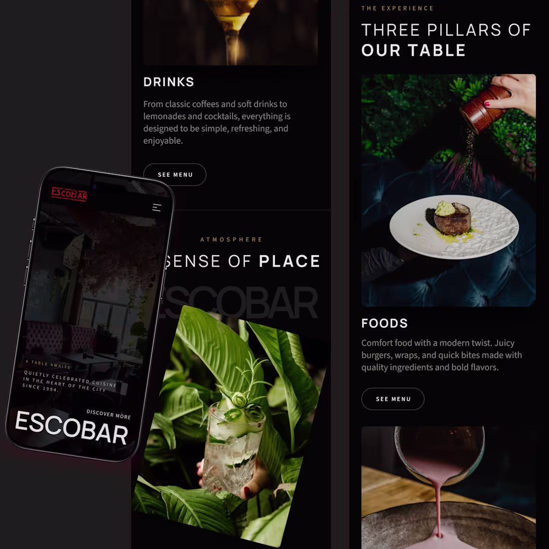 Cover image for Most restaurant websites look fine.
Very