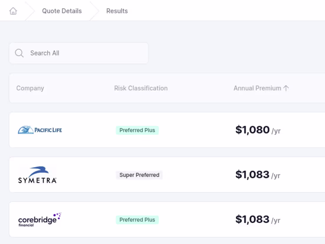 Cover image for Instant Term Quote