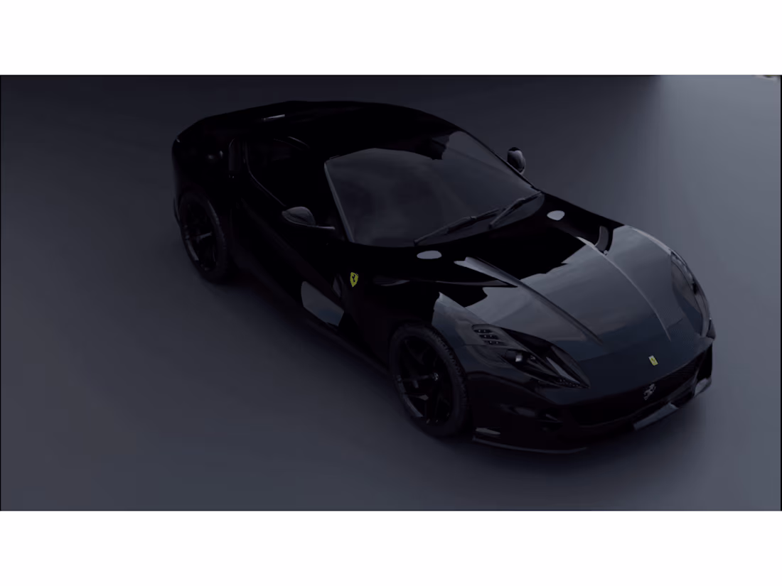 Cover image for FERRARI 812 SUPERFAST COMMERCIAL IN 3D BLENDER