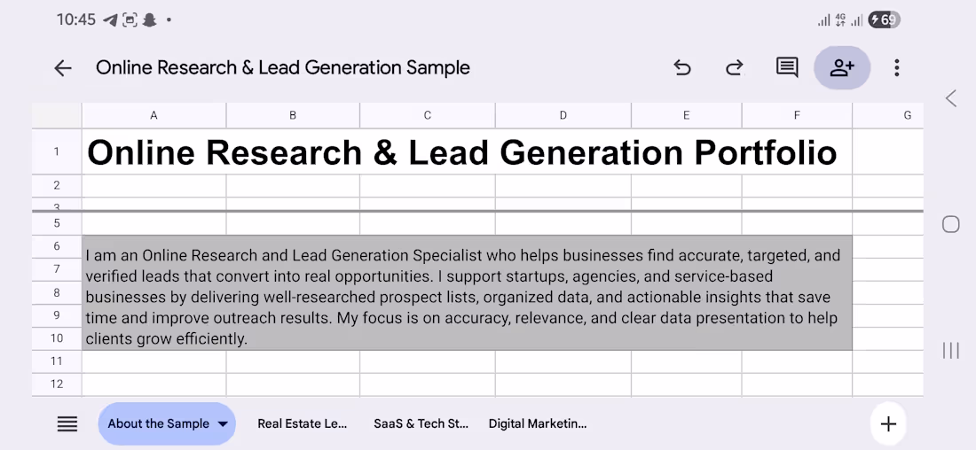 Cover image for Introduction of my work samples