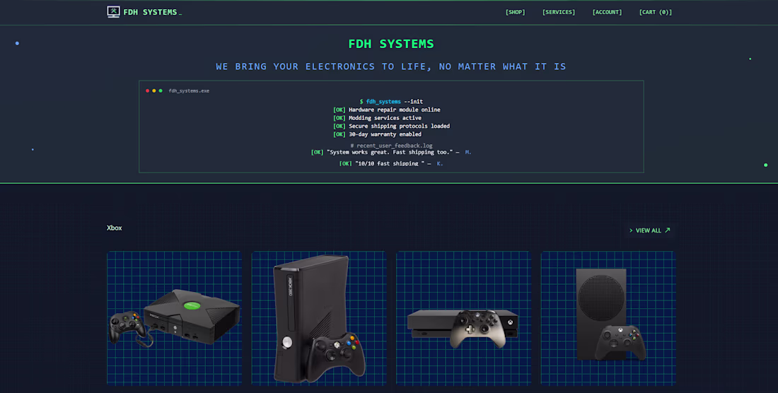 Cover image for FDH Systems is a full-stack,