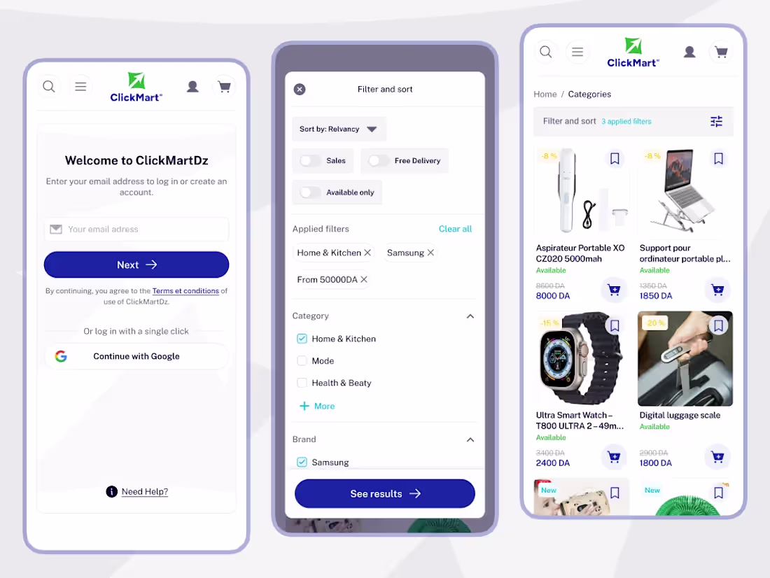 Cover image for Clean and modern design for an e-commerce platform. ✅ Crisp ...