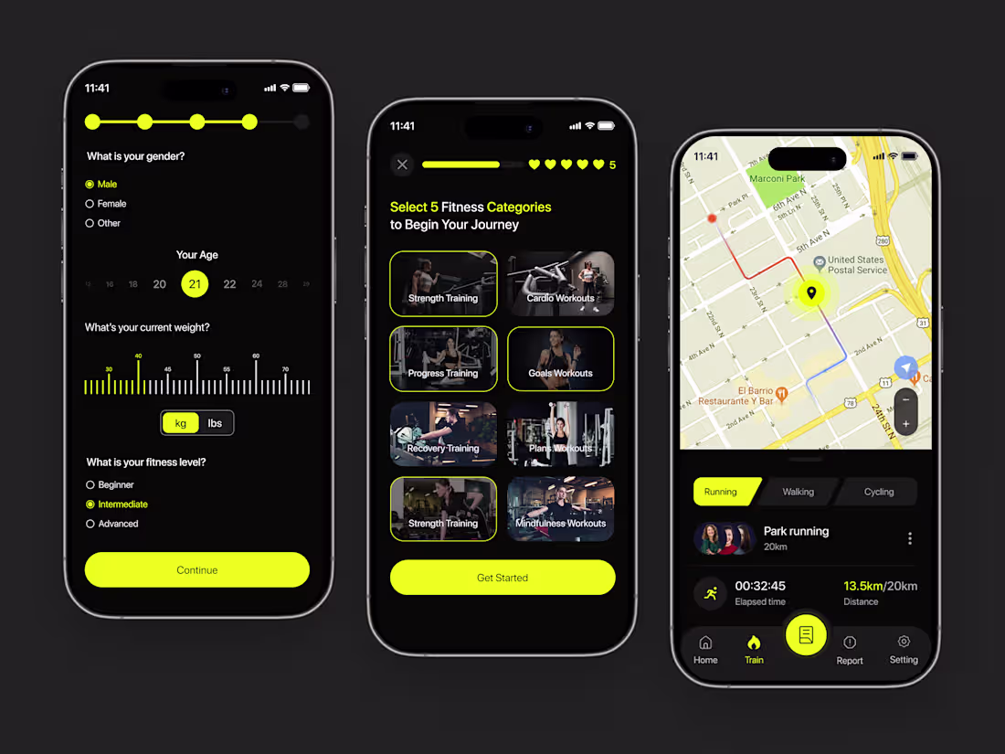 Cover image for Fitness Mobile App UI UX 