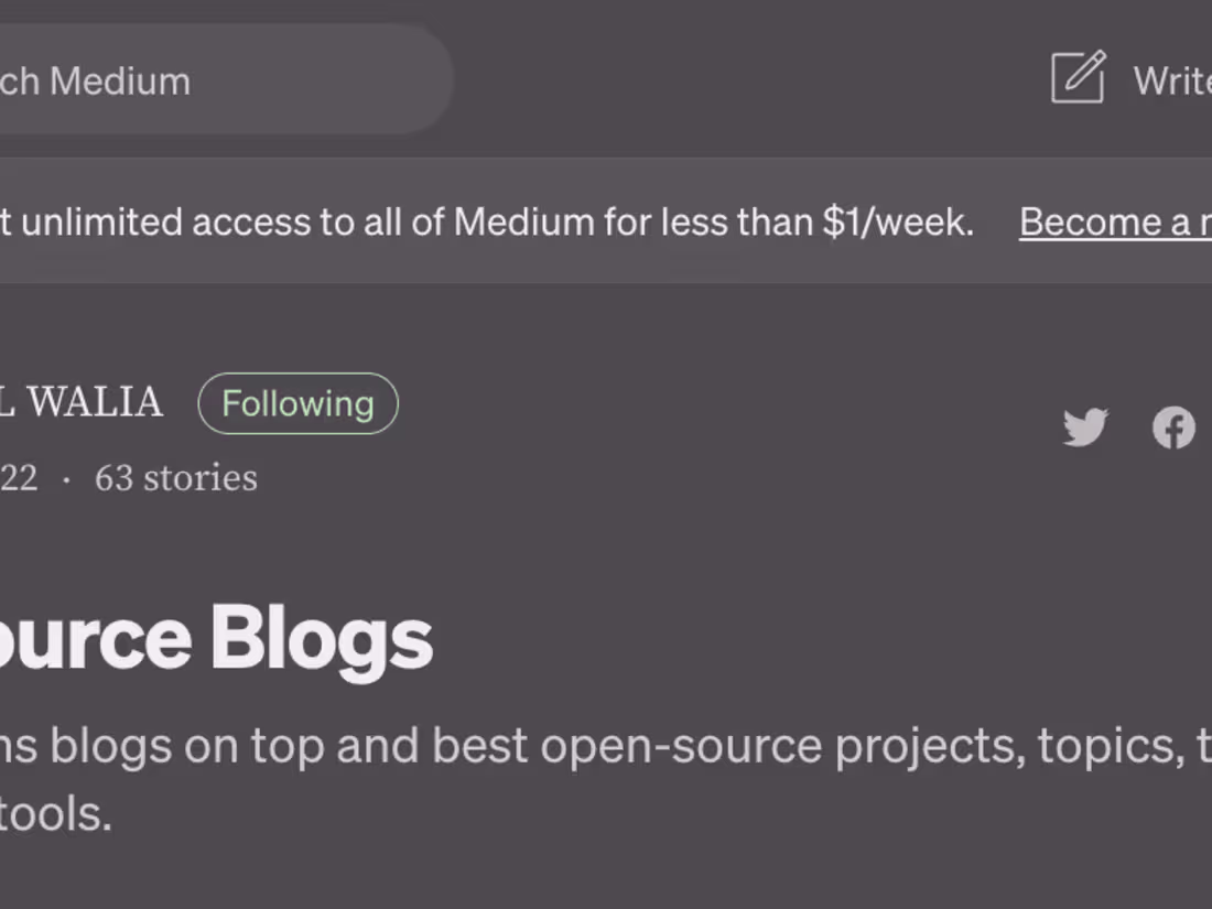 Cover image for List: Open-Source Blogs | Curated by MRINAL WALIA | Medium