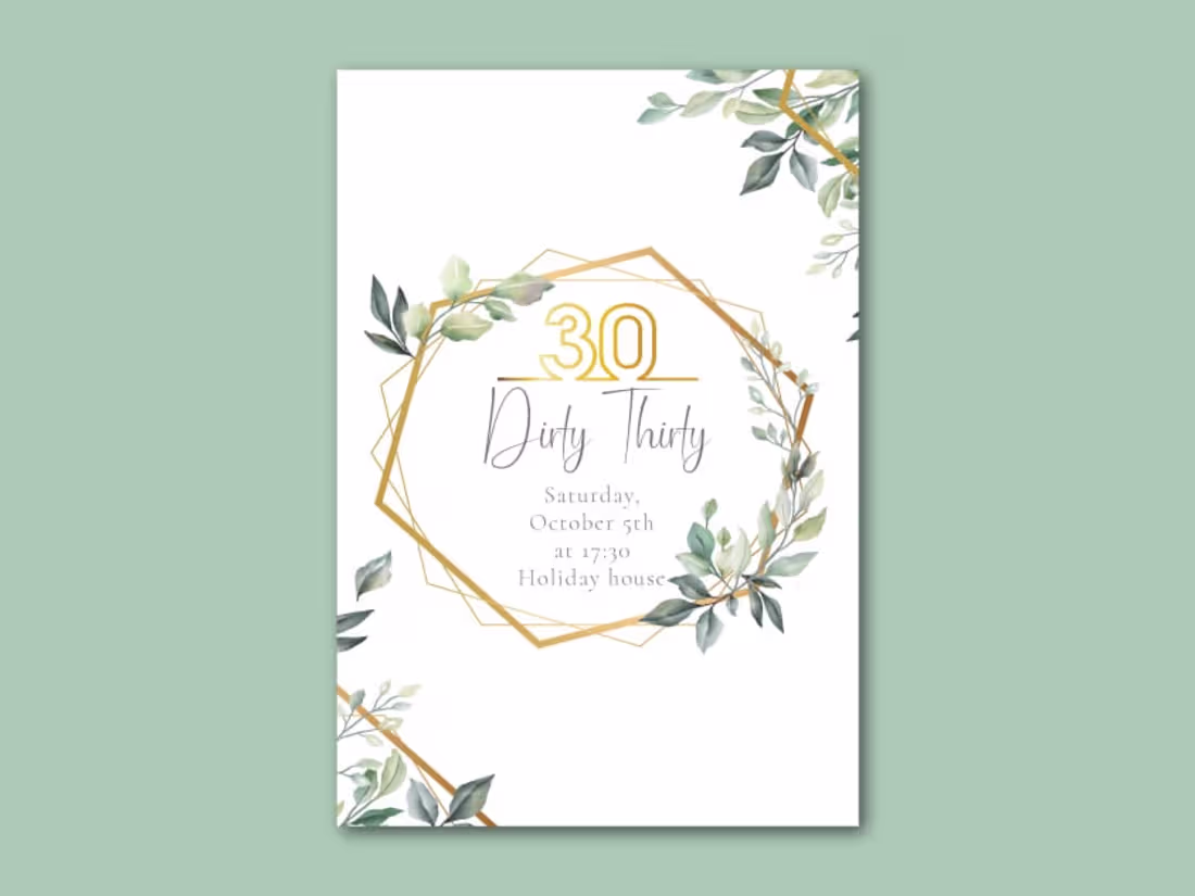 Cover image for Birthday Invitation