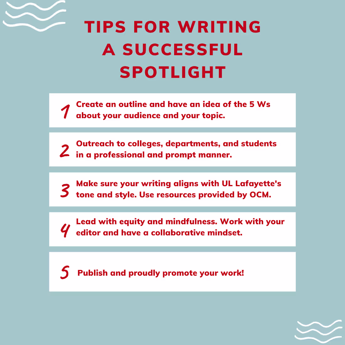 Cover image for Helpful Tips for Writing a Spotlight