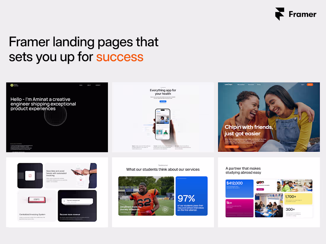 Cover image for Framer Landing Page (Design & Development)
