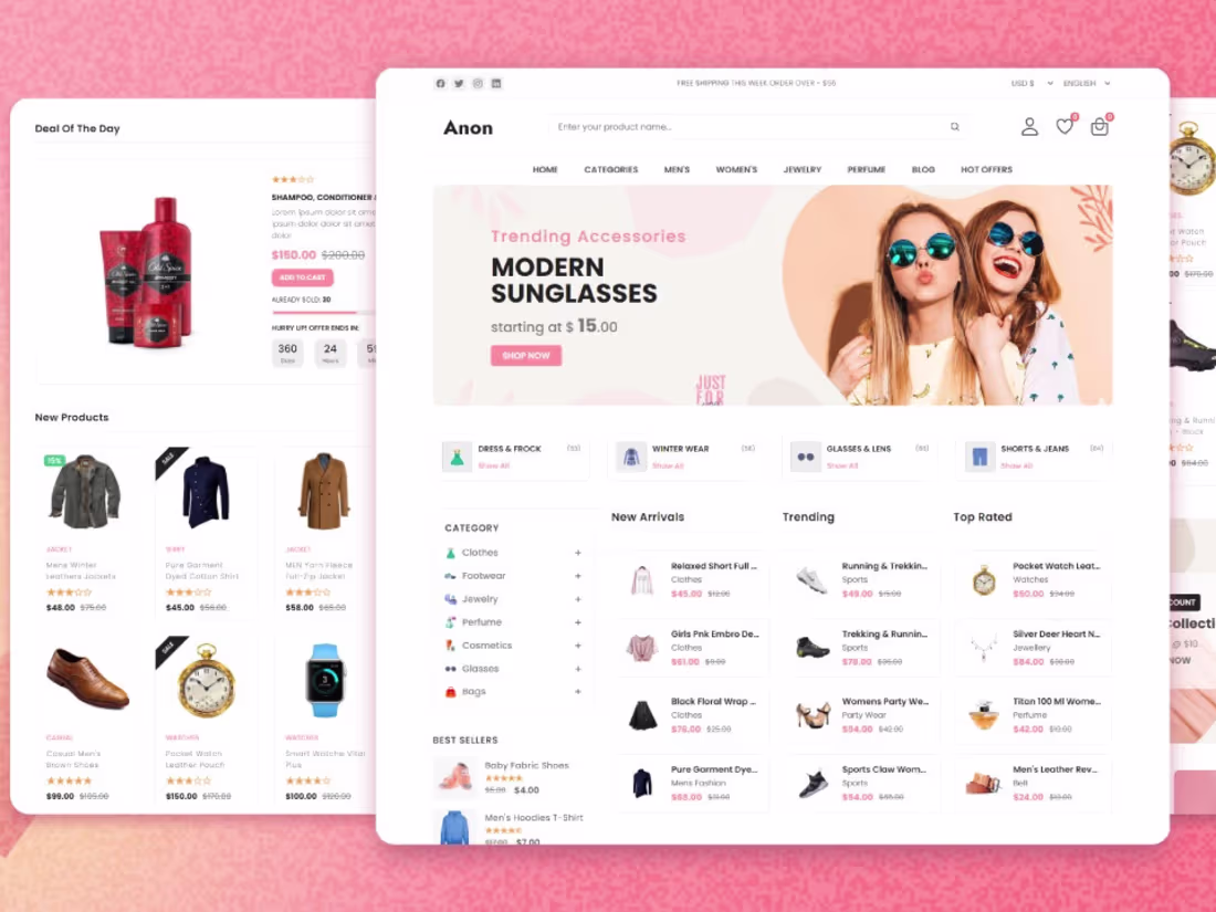 Cover image for E-Commerce Website Design & Development