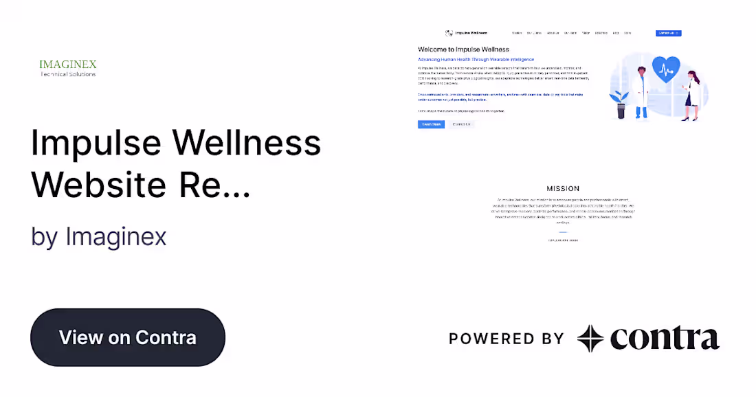 Cover image for Impulse Wellness Website Redesign