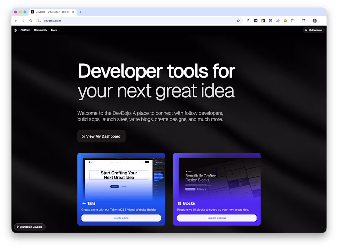 Cover image for DevDojo Platform