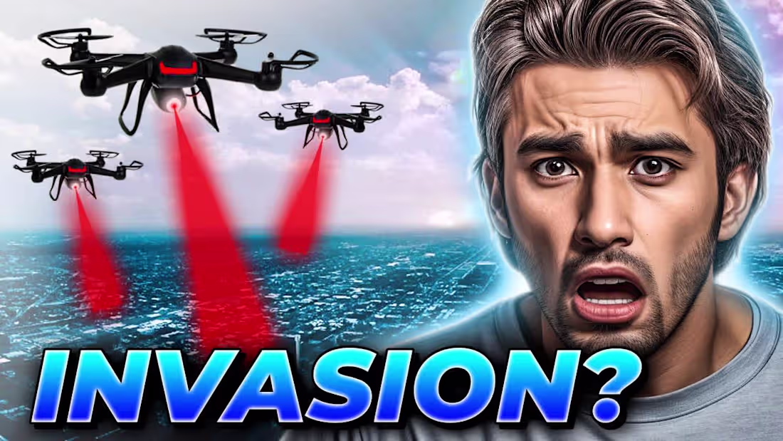 Cover image for Worried-About-the-Recent-US-Drone-Sightings-Thumbnail Design