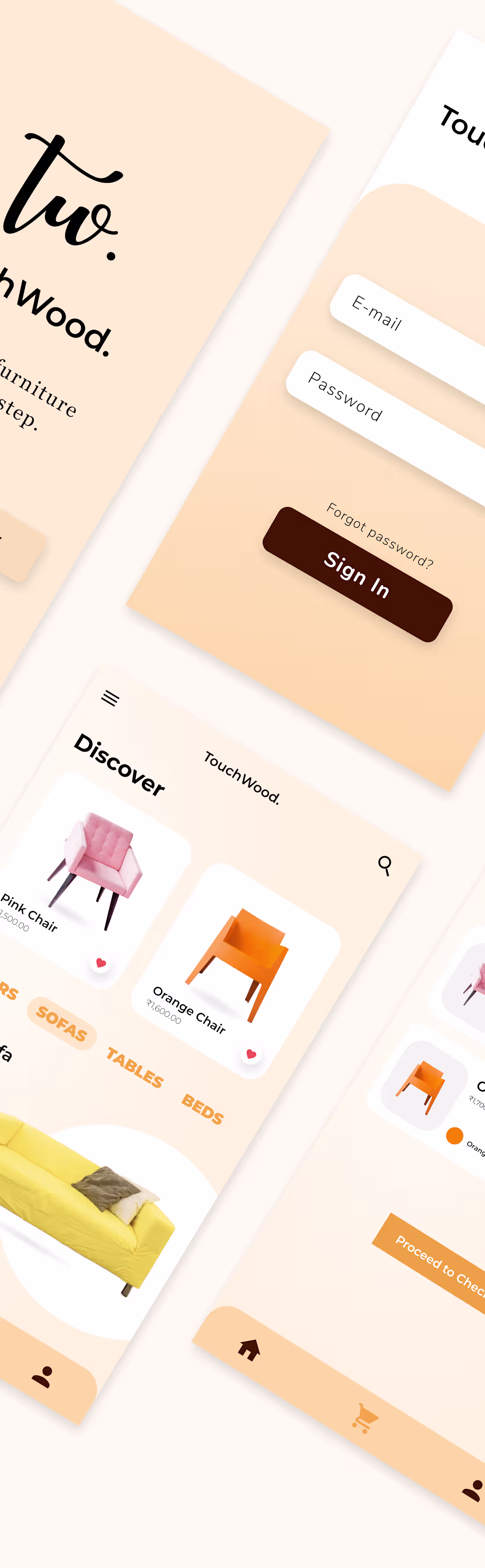 Cover image for Furniture E-commerce Store UI Design on Behance